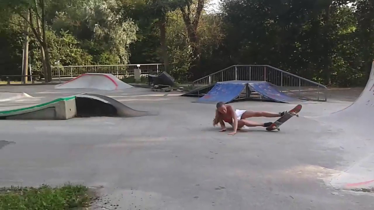 Skateboard, Anne ein Sturz im Rock tut weh