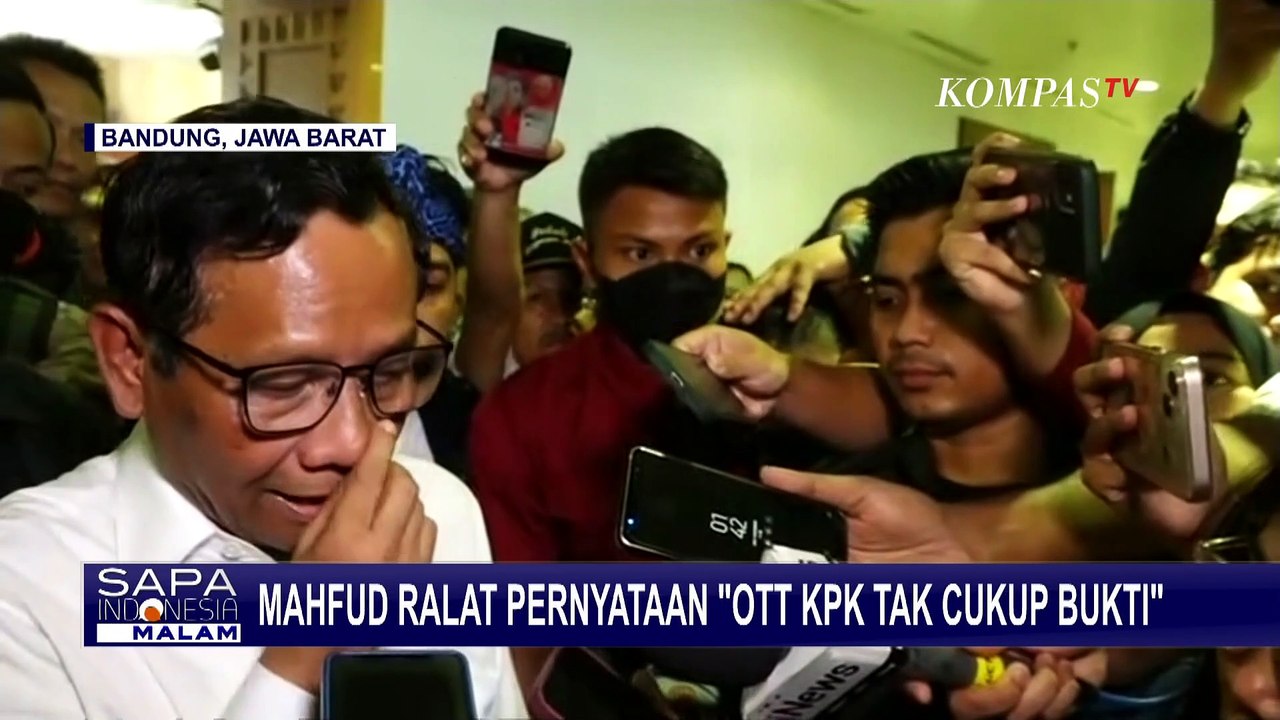 Ralat Penyataan Soal OTT KPK Tak Cukup Bukti, Ini Kata Mahfud MD!