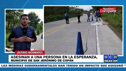 Ejecutado a balazos, dejan joven a orilla de una carretera en San Jerónimo, Copán