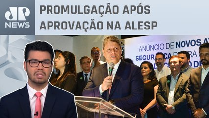 Tarcísio de Freitas sanciona privatização da Sabesp; Nelson Kobayashi comenta