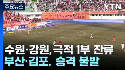 수원FC·강원, 극적인 K리그1 잔류...부산·김포는 승격 불발 / YTN