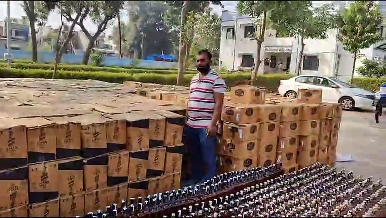 Video news: गैस टैंकर से शराब की हेराफेरी का पर्दाफाश, 41 लाख की शराब जब्त