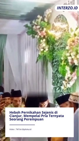 Heboh Pernikahan Sejenis di Cianjur, Mempelai Pria Ternyata Seorang Perempuan