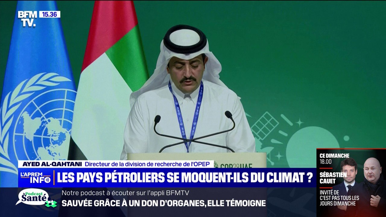 COP 28: les pays pétroliers vent debout contre la réduction de l'utilisation des énergies fossiles