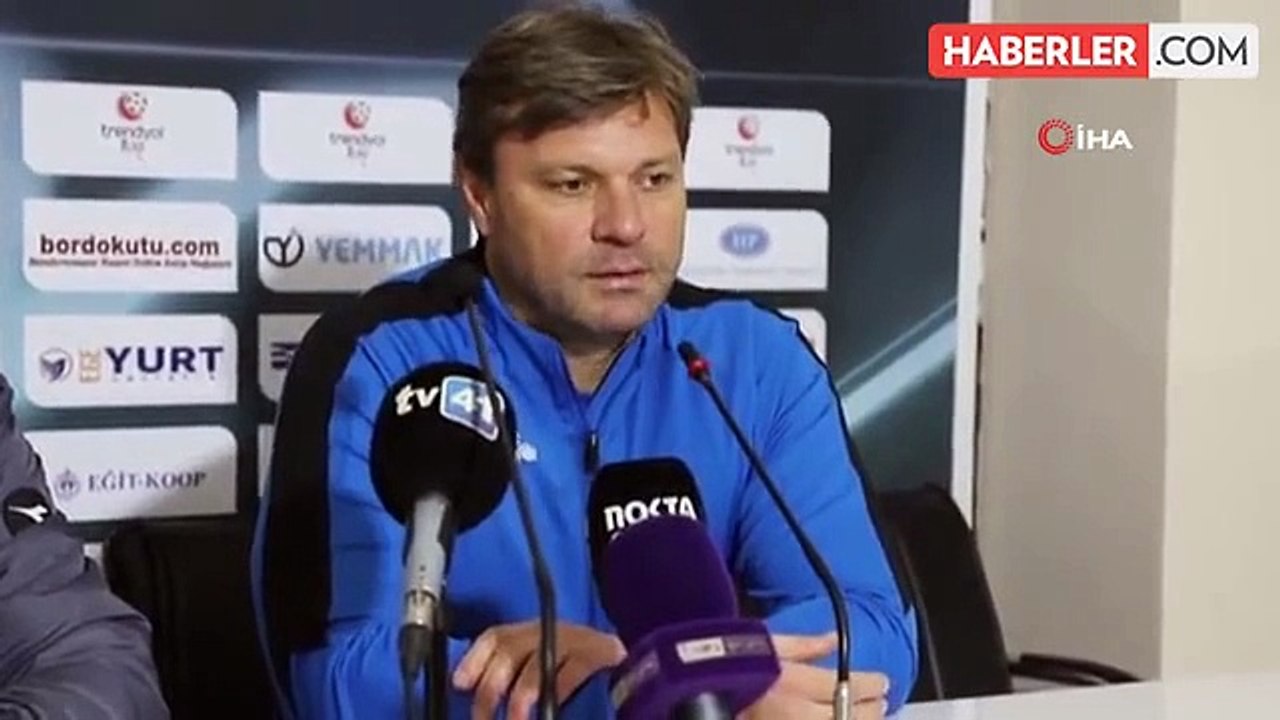 Teksüt Bandırmaspor Teknik Direktörü Taner Taşkın: 'Bütün sorumluluk bana ait'