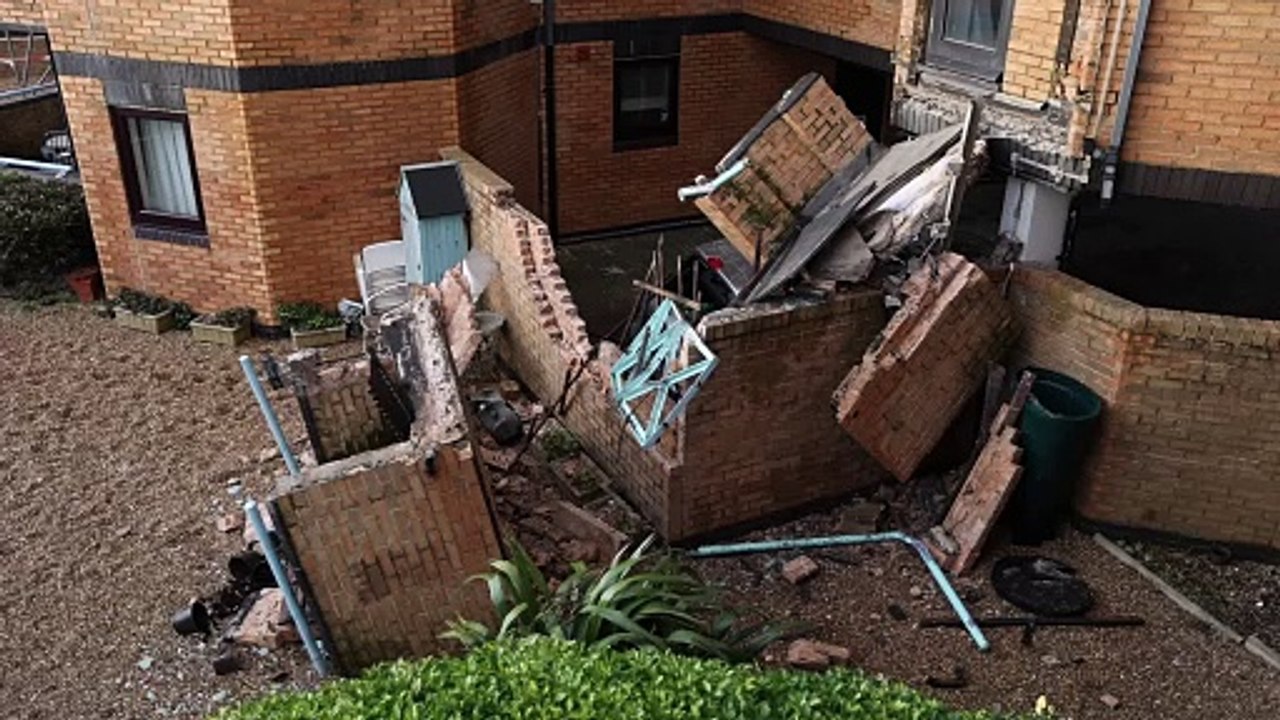 Balconies collapse at East Sussex residential block - 'Saw my car crushed under the rubble'