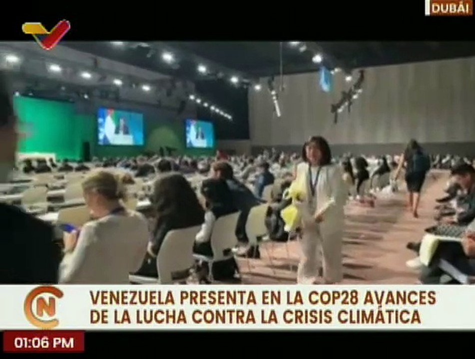 Venezuela denunció en la COP28 que medidas coercitivas unilaterales agravan la crisis climática
