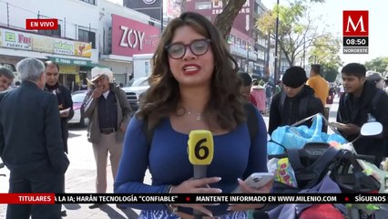 Creyentes regalan comida a peregrinos en la Basílica de Guadalupe