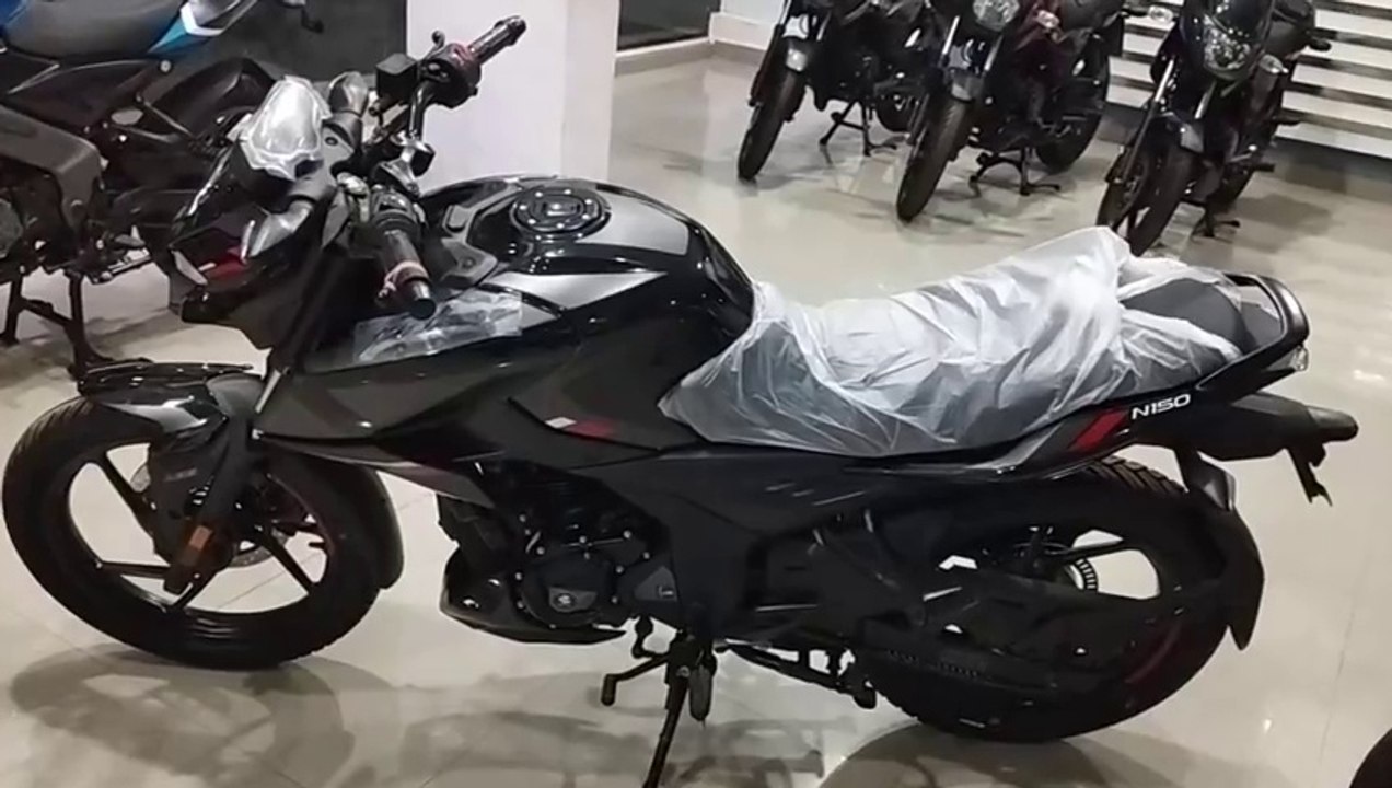 N150  Pulsar Bajaj New Model 2023 Black Colour Review Hindi #n150
