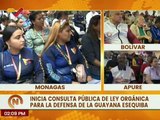 Inicia debate público en Monagas sobre la Ley Orgánica para Defensa de la Guayana Esequiba