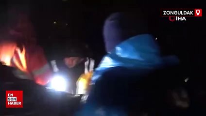 Zonguldak'ta arama kurtarma ekibi göçük altında kaldı