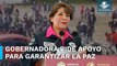 Delfina Gómez hace un llamado a la paz para Texcaltitlán