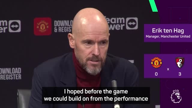 Ten Hag 'disappointed' by Bournemouth humiliation