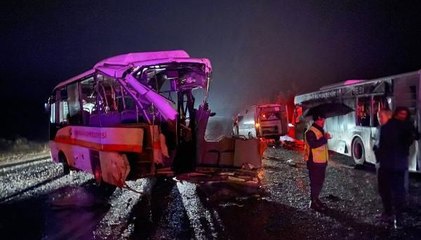 Eskişehir'de Otobüs Kazası: 14 Kişi Yaralandı