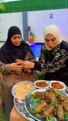 الزوج البخيل مع حماته من الاكل