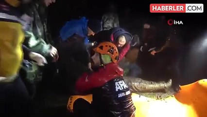 Zonguldak'ta heyelan sonucu toprak altında kalan 2 kişi kurtarıldı
