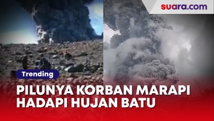 Cerita Pilu Penyintas Erupsi Gunung Marapi Hadapi Hujan Batu