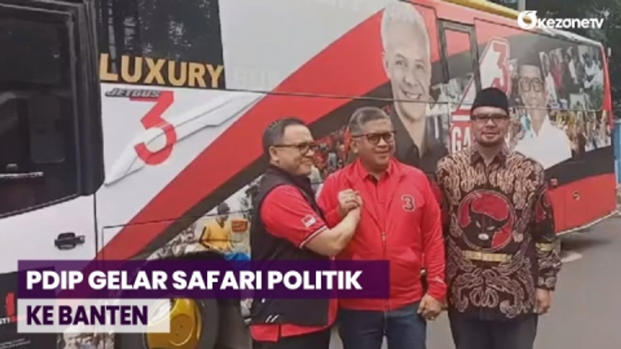 Dipimpin Hasto Kristiyanto, PDIP Gelar Safari Politik di Banten Hari Ini