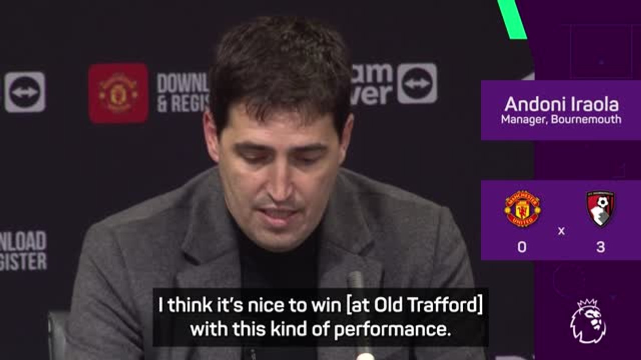 United win is my 'best result in England' - Bournemouth boss Iraola