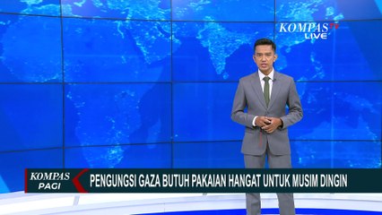 Pengungsi Gaza Butuh Pakaian Hangat untuk Bertahan di Musim Dingin
