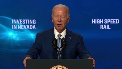 Biden touts $3 billion for first high-speed rail in US