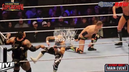 Gunther vs Bronson Reed vs Miz vs Ricochet (Full Fatal 4 Way Match)  - WWE Holiday Tour (December 9 2023) Live