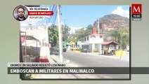 Ataque armado en Malinalco deja a un militar herido en enfrentamiento con policías