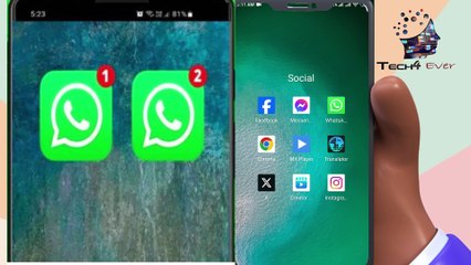 এক মোবাইল দুই WhatsApp Account ব্যবহার করুন #tech4ever