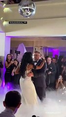 Ο πρώτος χορός της Ελίζαμπεθ Ελέτσι και του Νεκτάριου Λεμονίδη στην δεξίωση του γάμου τους