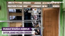 Hujan Disertai Angin Kencang Landa Kota Depok, 1 Rumah Warga Ambruk