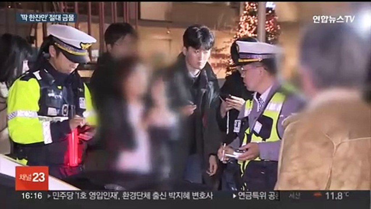 "맥주만 마셔도 걸립니다"…경찰, 음주운전 집중단속