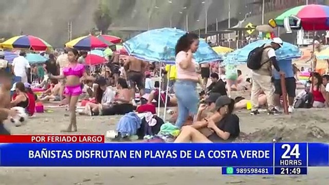 Costa Verde: limeños disfrutan de las playas aprovechando el feriado largo