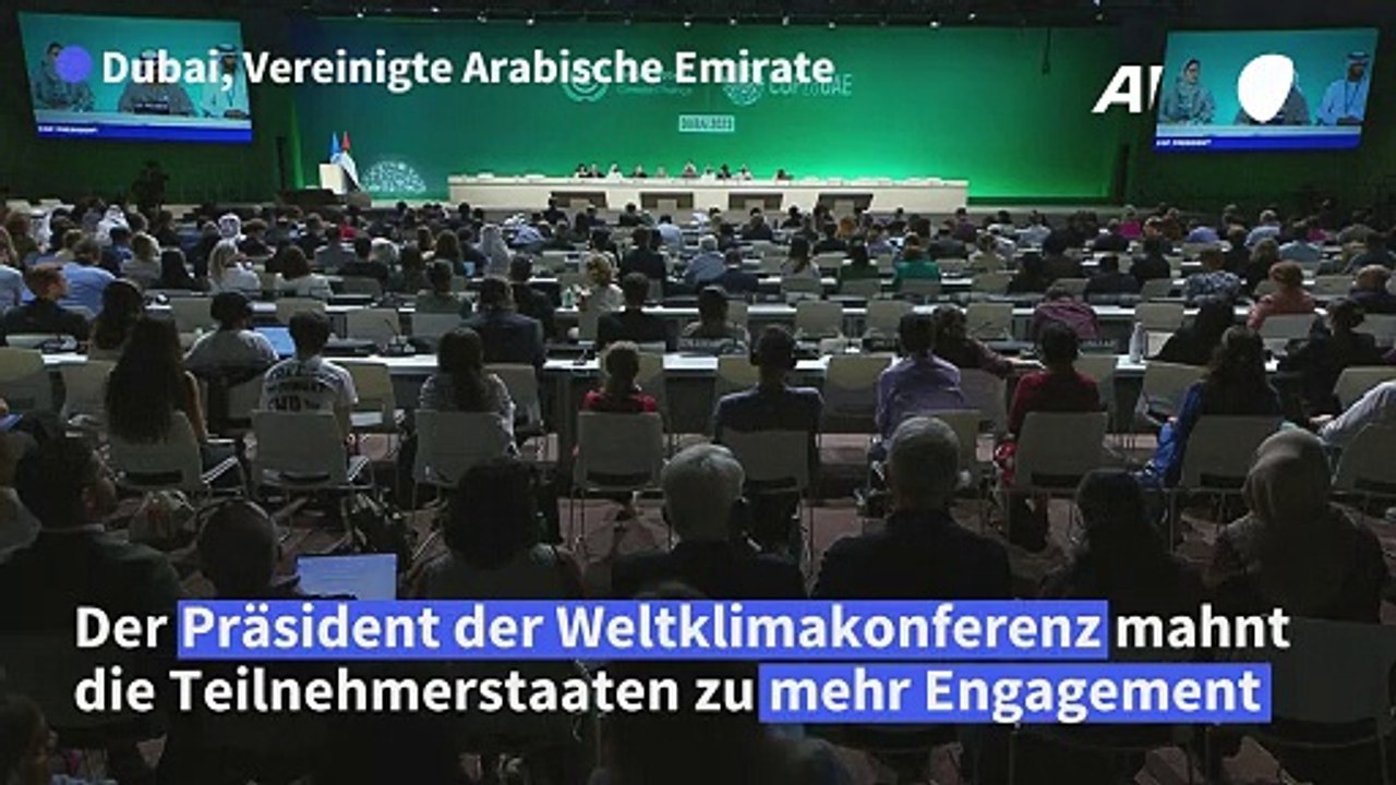 Präsident der Weltklimakonferenz mahnt Teilnehmer zu 'härterem Arbeiten'