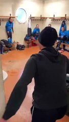 U13 F GJDCFOOT  3-1 MONTS VALLEES..CÉLÉBRATION VICTOIRE VESTIAIRES 09.12.2023