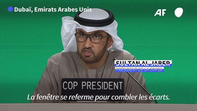 Nous faisons des progrès, mais pas assez vite , regrette le président de la COP28