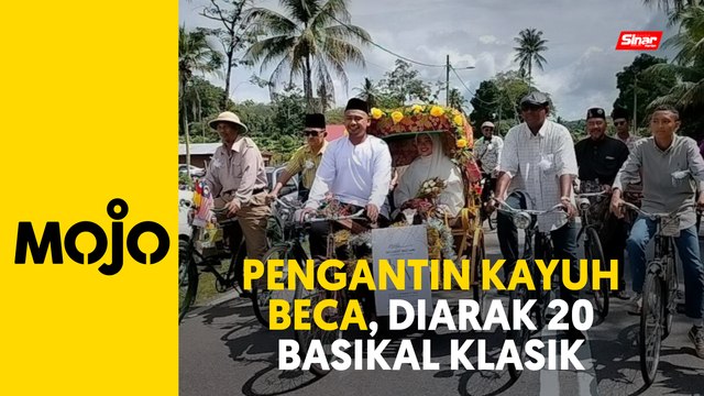 Bapa kayuh basikal tua rai majlis kahwin anak