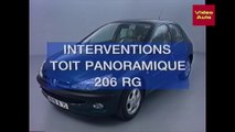 Peugeot 206 Roland Garros : intervention toit panoramique (1999)