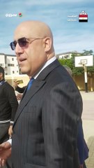 عاصم الجزار وزير الإسكان يدلي بصوته .. ويناشد المواطن بأداء دوره والتمسك بحقه