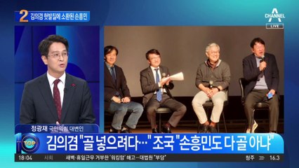 김의겸 헛발질에…‘손흥민’ 소환한 조국