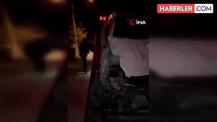 Serik'te otomobil evin deposuna daldı: Sürücü yaralandı