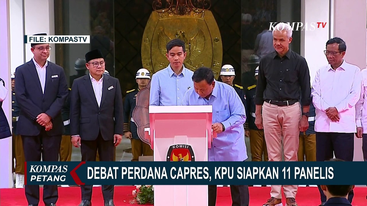 KPU Minta 11 Panelis Debat Capres-Cawapres Tandatangani Pakta ...