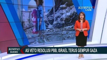 AS Veto dan Inggris Abstain Resolusi PBB, Israel Terus Gempur Gaza!