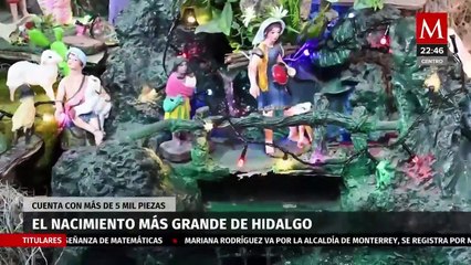 La Historia detrás del nacimiento navideño gigante en Hidalgo