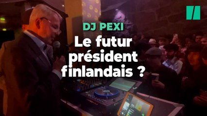 Download Video: « DJ Pexi », favori à la présidence de la Finlande, mixe aussi en boîte de nuit