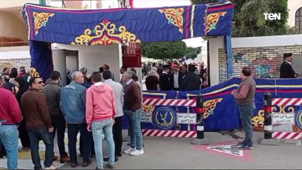 توافد كبير للمواطنين على لجان محافظة المنيا