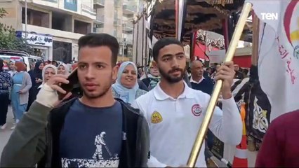 اقبال من المواطنين وطلاب جامعة الزقازيق للمشاركة في الانتخابات