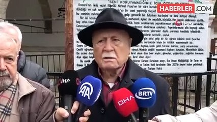 Kurumaya yüz tutmuş 350 yıllık ağacı heykele dönüştürdüler