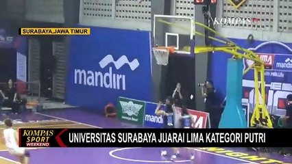 Liga Basket Mahasiswa 2023 di GOR Kertajaya Surabaya: UBAYA Juarai 5 Kategori Putri