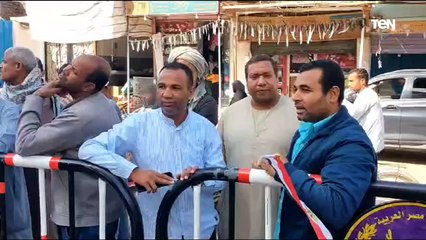 أهالي الأقصر يتوافدون على اللجان الانتخابية