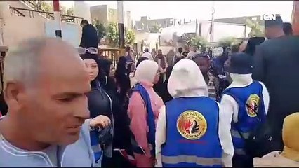 عظيمات مصر يحتشدن أمام لجان الاقتراع بمحافظة الأقصر